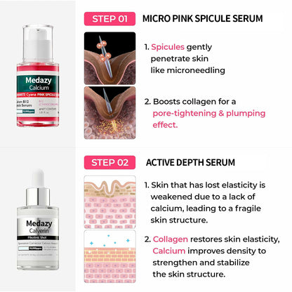 Final 3 Hours: 60%OFF🔥Gifted Collagen Boost 5-Step Set Calcium Collagen Balm for Firming & Pore Care