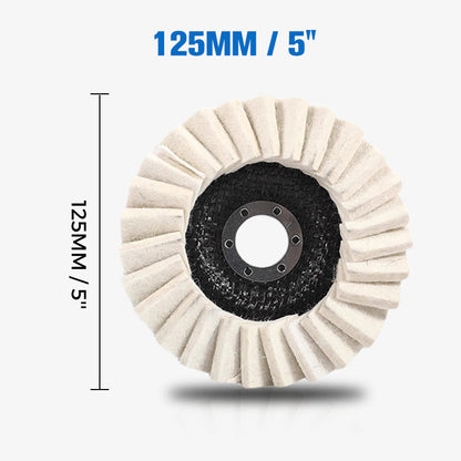 ⚙️ BUY 1 GET 1 FREE! 🔥 Wool Felt Flap Polishing Disc – High-Performance, Fine Polishing & Long-Lasting Use ✨