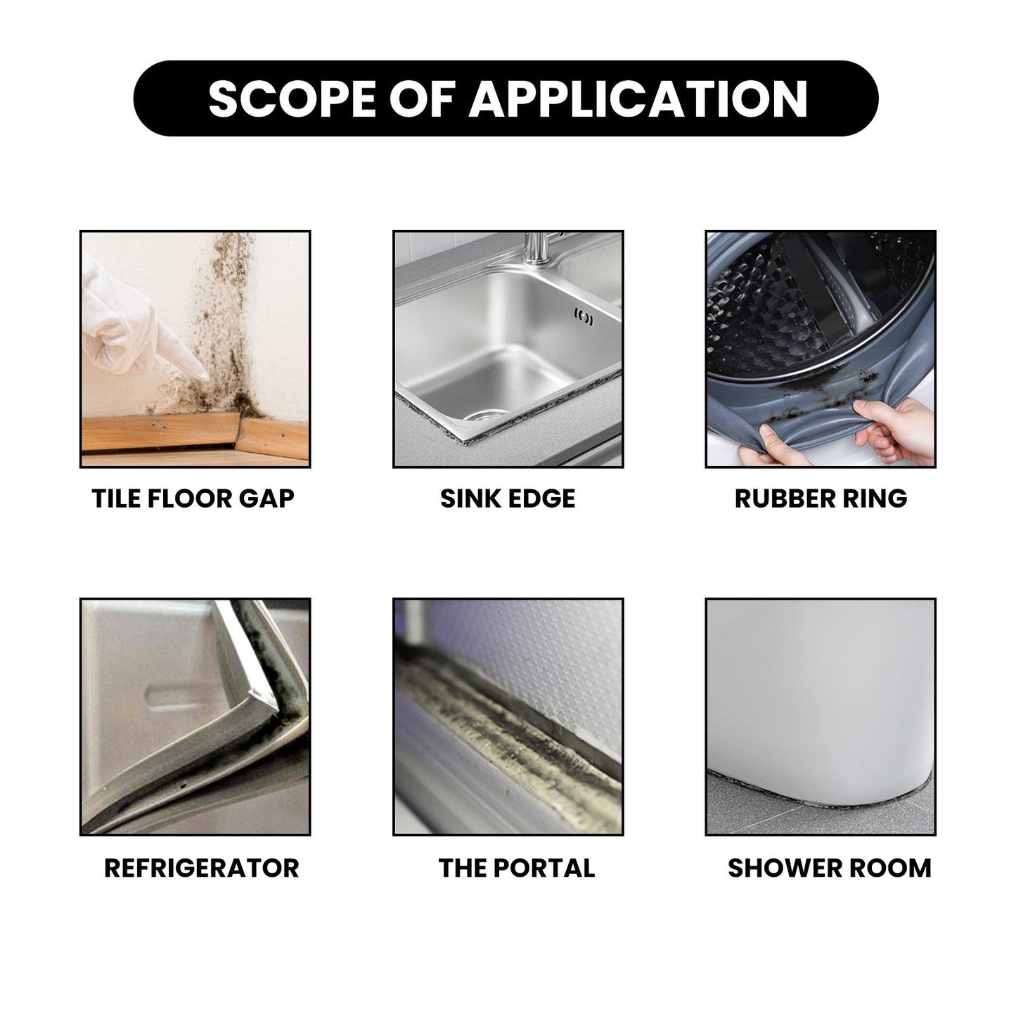 😱 Black Mold Gone Overnight – No Scrubbing Needed, See the Difference in Hours ✨
