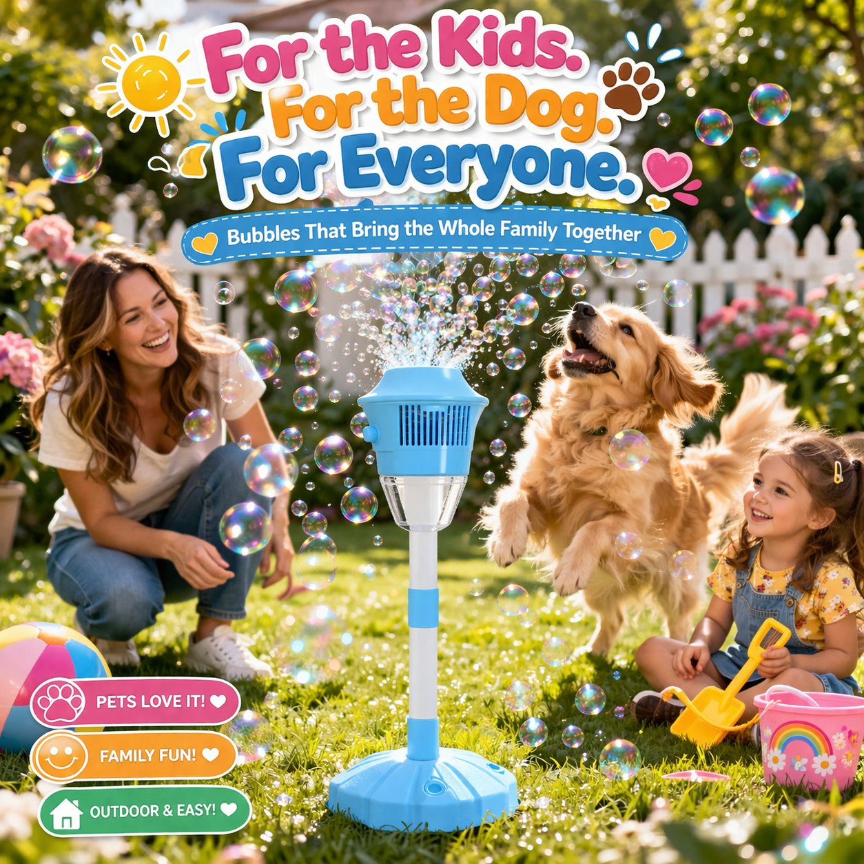 ✨Stop screen time, start bubble fun! 🌈 Meet our official, child-safe & non-toxic bubble machine. No mess with leak-proof technology. Shop Today & Save! ☃