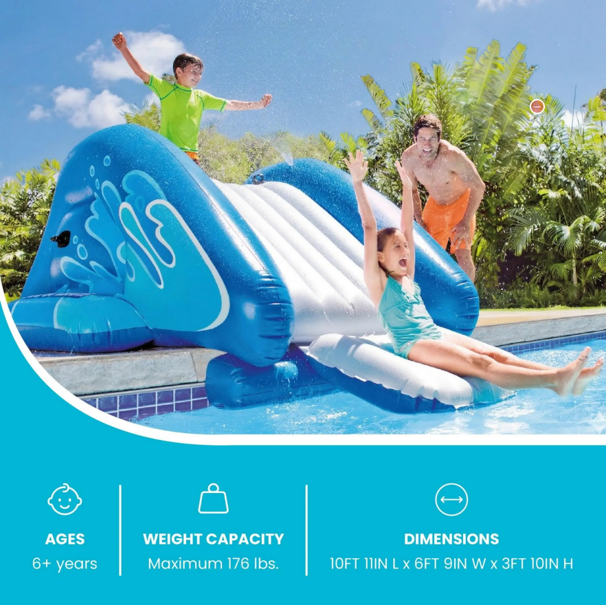 🔥Hot Sale 59% OFF🎁Inflatable Play Center Swimming Pool Water Slide